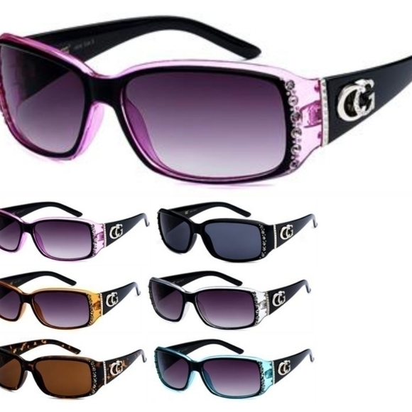 VG RHINESTONE SUNGLASSES - Picture 9 of 9